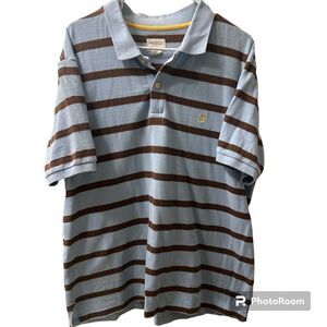 American Eagle Outfitters Polo Style Shirt Men's Size Large Quarter Button Up